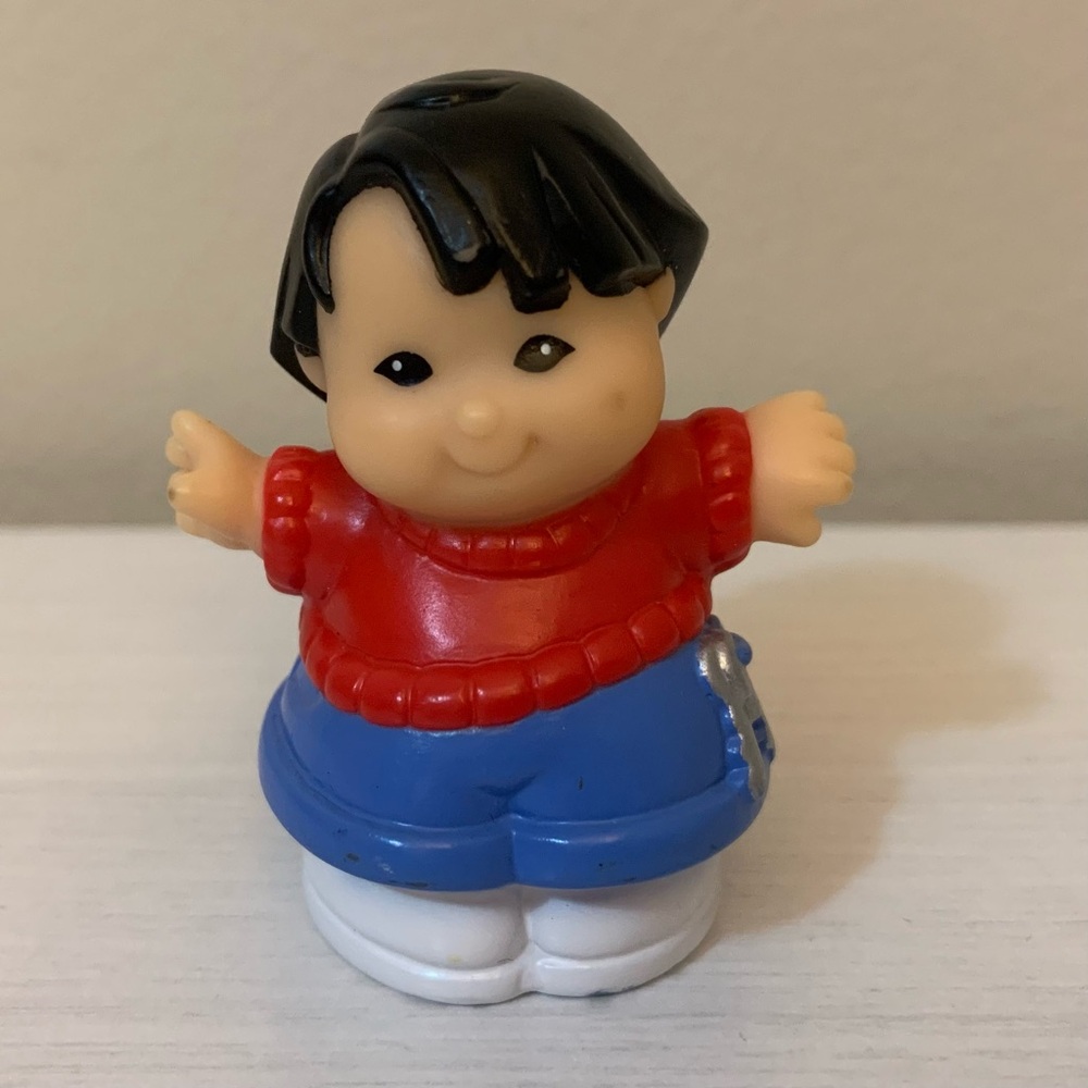Fisher-Price Little People Asian Boy w/Keys Replacement Figure Main Street 1998